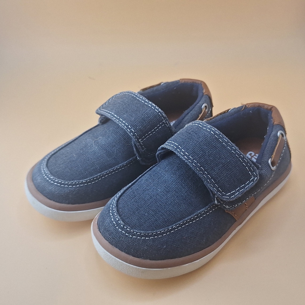 Harper Canyon Navy and Brown Baby Walkers